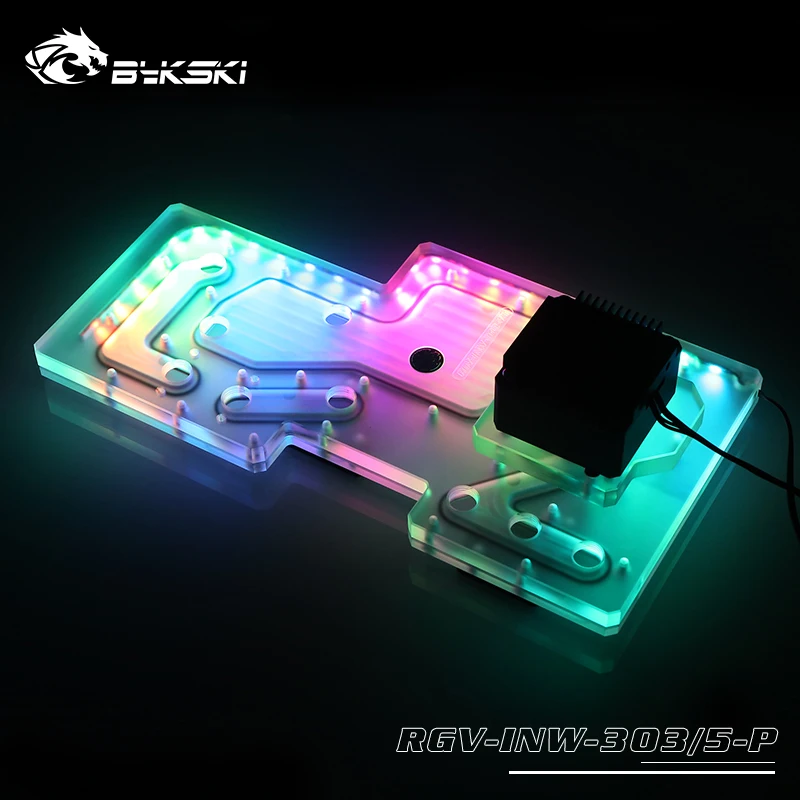 BYKSKI Acrylic Board Water Cha - đánh giá và giá Distro Plate Ddc Pump Combo