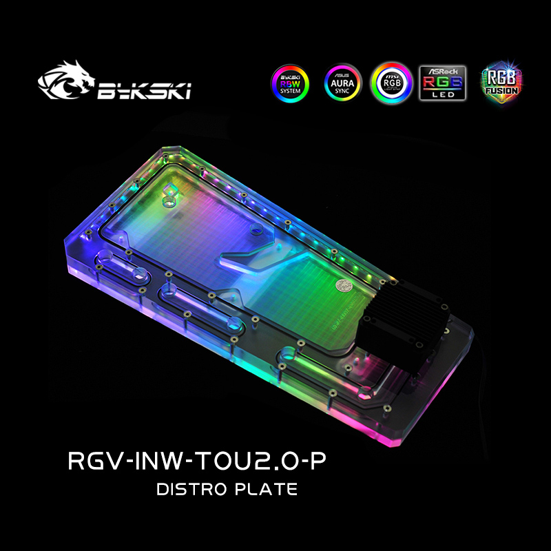 BYKSKI RGV-INW-TOU2.0-P Acryli - đánh giá và giá Distro Plate Ddc Pump Combo