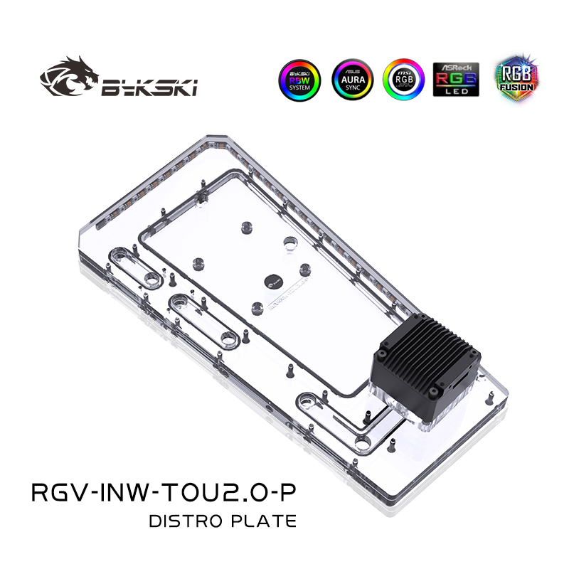 BYKSKI RGV-INW-TOU2.0-P Acryli - đánh giá và giá Distro Plate Ddc Pump Combo
