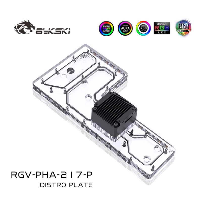 Bykski RGV-PHA-217-P Acrylic D - đánh giá và giá Distro Plate Ddc Pump Combo