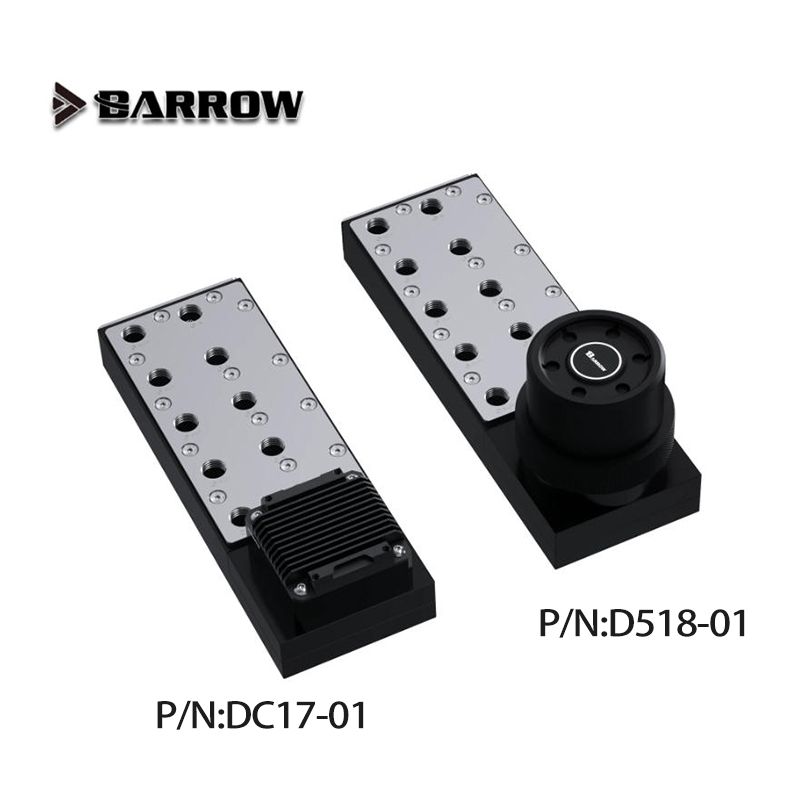 Barrow DC17-01 Stainless Steel - đánh giá và giá Integrated Pump Reservoir Distro Plate