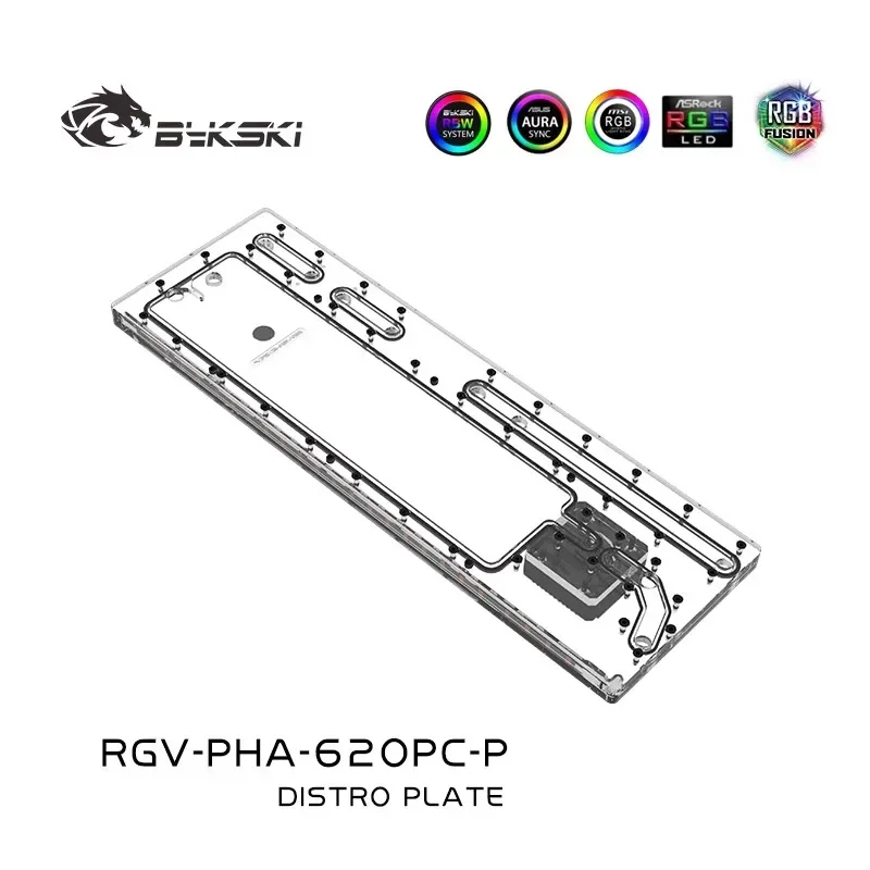 Bykski Acrylic Distro Plate /B - đánh giá và giá Distro Plate Ddc Pump Combo