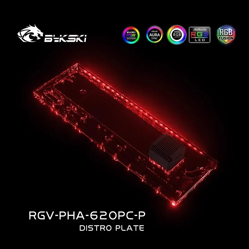 Bykski Acrylic Distro Plate /B - đánh giá và giá Distro Plate Ddc Pump Combo