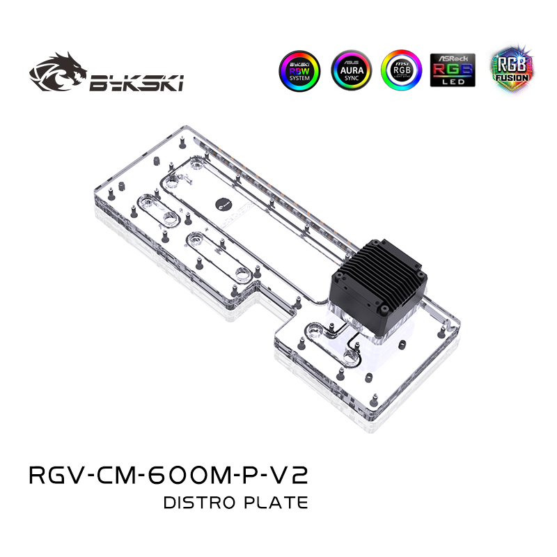 Bykski Acrylic Distro Plate /  - đánh giá và giá Distro Plate Ddc Pump Combo